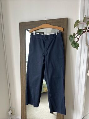 Cropped Navy Blue Dickies Work Pants